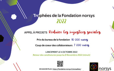 Trophées fondation norsys : appel à projets “réduire les injustices sociales”